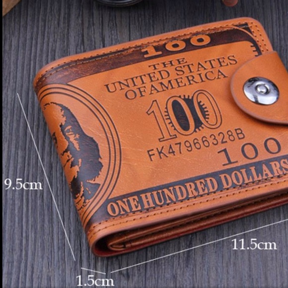 Engraved Leather Wallet - Picture 2 of 6